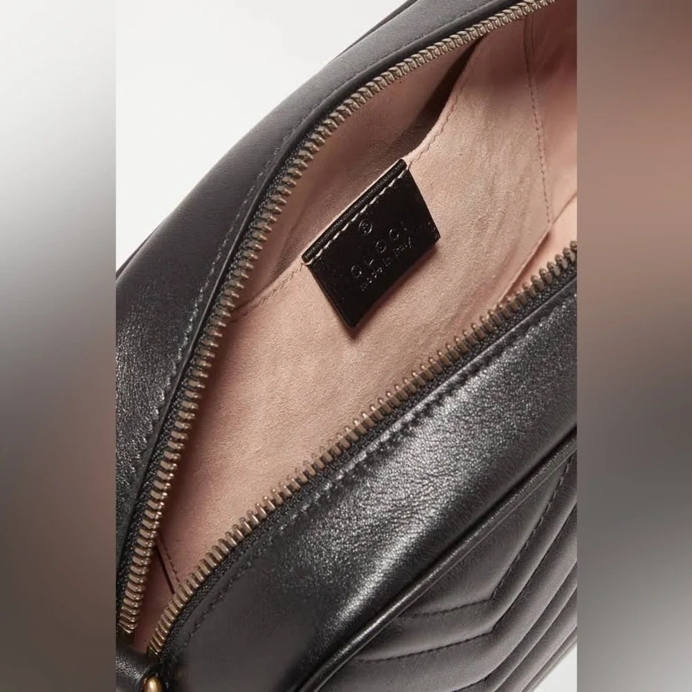 Gucci Marmont Black Small Shoulder Bag - Picture 14 of 16